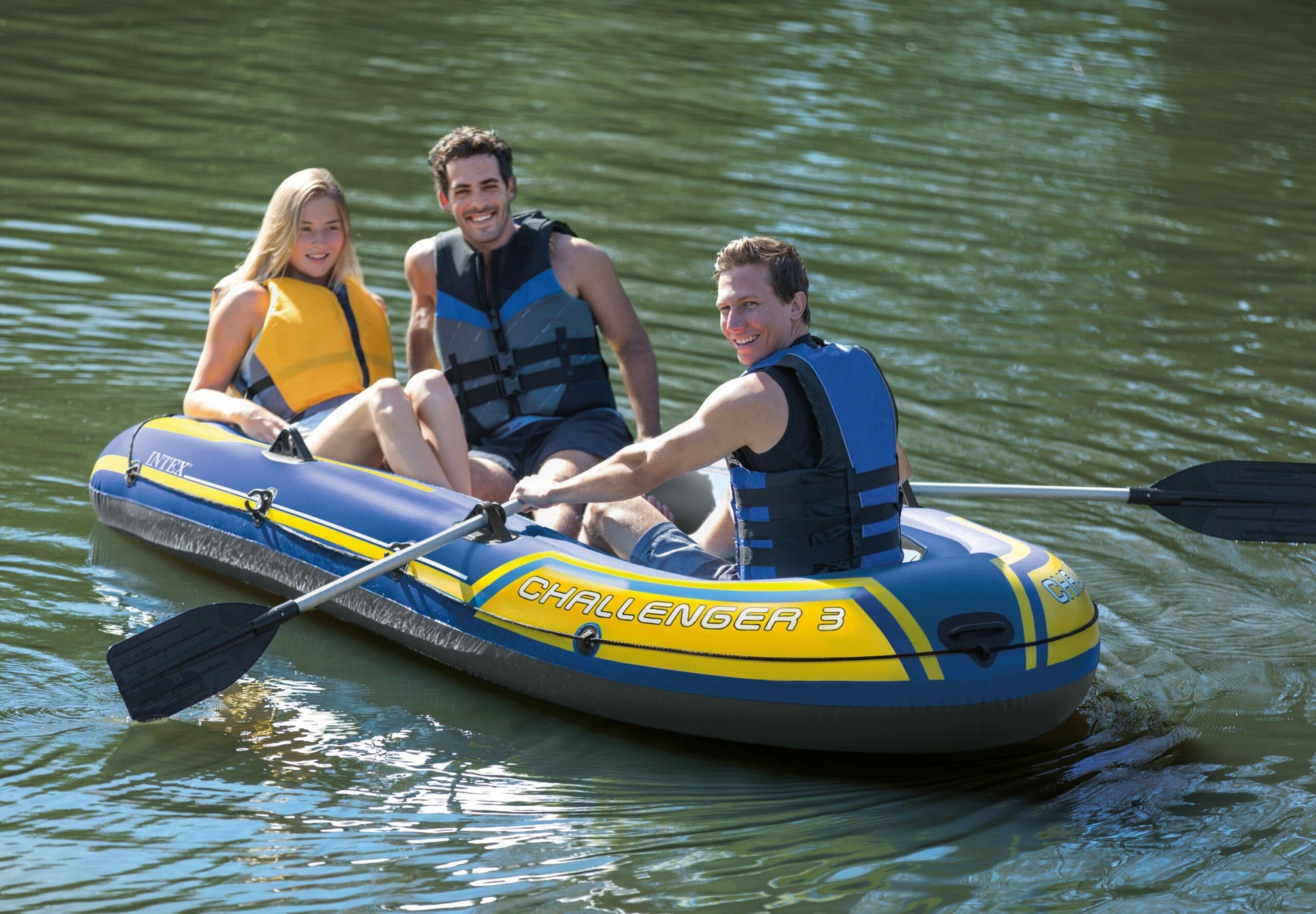 Intex Challenger 3 Boat Set 68370