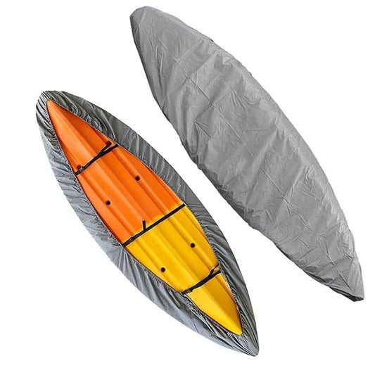 420D Waterproof Kayak Canoe SUP Cover, Universal Outdoor Boat Cover with Dust and UV Protection, 420D(XL)