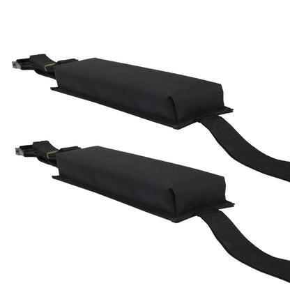 VEVOR Soft Roof Rack Pads 15.5in 176lbs Load Capacity for Kayak Canoe Surfboard