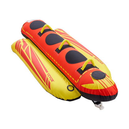 VEVOR Towable Tubes for Boating 1-3 Riders Inflatable Boat Tubes Towables 510lbs
