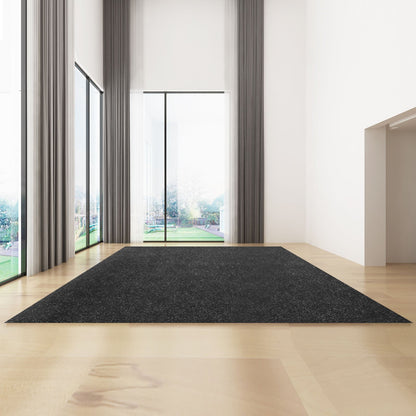VEVOR Bass Boat Carpet Cutpile Marine Carpet 6 x 13 ft Charcoal Black In/Outdoor