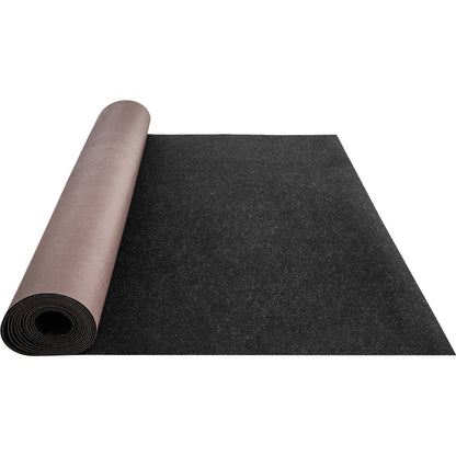 VEVOR Bass Boat Carpet Cutpile Marine Carpet 6 x 13 ft Charcoal Black In/Outdoor