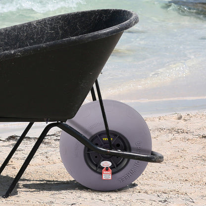 VEVOR Balloon Beach Wheels Replacement Beach Tires 13" TPU 121 LBS Load Capacity